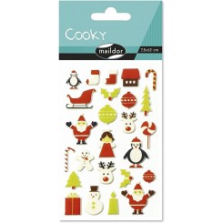 Cooky stickers, Christmas