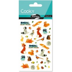 Cooky stickers, skovens dyr