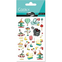 Cooky stickers, festival