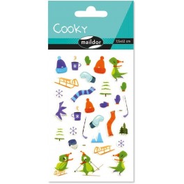 Cooky stickers, vintersport