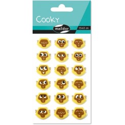 Cooky stickers, Emoji aber