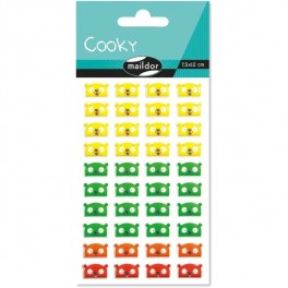 Cooky stickers, Emoji bjørnehoveder