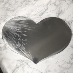 Hjerte til æresport, Sølv, 48,2x33 cm