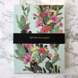 Notesbog, Matthew Williamson, Cactus, 18,5 x 25 cm