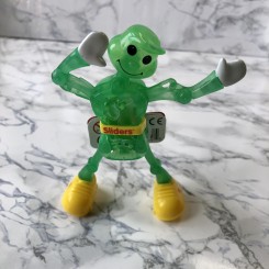 Mekanisk legetøj, grøn mand, LARRY