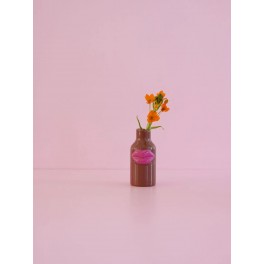 Rice, Extra Small Ceramic Vase - Brun