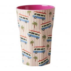 Rice latte kop, Beach car, pink