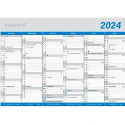 Mayland kontorkalender A5, 2024