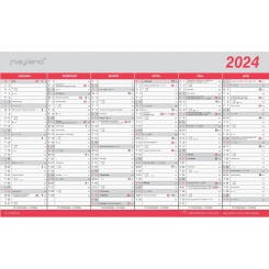 Mayland stor kontorkalender, 2024