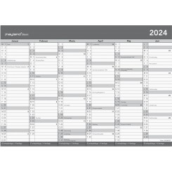 Mayland kontorkalender A4 basic, 2024