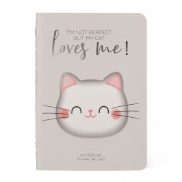 Legami - Notesbog B5, I'm Not Perfect But My Cat Loves Me
