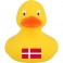 Legami - Lilalu Badeand, Gul and med dansk flag