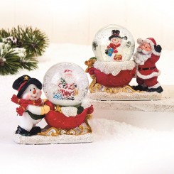 Rystekugle, Snemand med kane og julemand