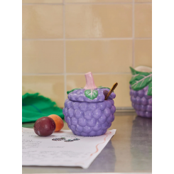 Lille Keramik Krukke - Lavendel