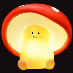 Mushroom natlampe