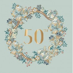 Ling Design, Fødselsdagskort, Morris & Co., 50 år