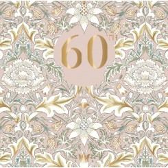Ling Design, Fødselsdagskort, Morris & Co., 60 år