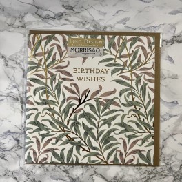 Ling Design, Fødselsdagskort, Morris & Co., Birthday wishes, Leaves