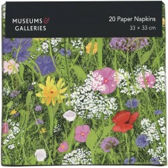 Museums & Galleries, Servietter 33x33cm, 3 lags, Wild Garden