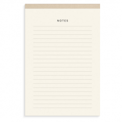 Mayland Notepad Textile beige A5