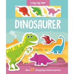 Leg og lær: Dinosaurer - med aftagelige klistermærker