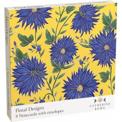 Museums & Galleries Catherine Rowe Floral kortmappe med 8 dobbeltkort inkl. kuvert