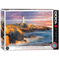 Puslespil, 1000 brikker, Peggy Cove Lighthouse Nova Scotia