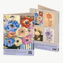 Museums & galleries Flower Studies kortmappe med 8 dobbeltkort inkl. kuvert