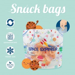 Legami - Snack Bag, sæt med 3, Space