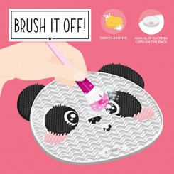 Legami - Rensemåtte til Make Up Børster, Panda