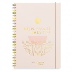 Ugekalender Life Planner Pink A5, 2024/2025