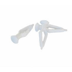 Ekstra clips til 40 + 68 cm plast stjerne hvid, 1 stk
