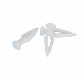 Ekstra clips til 40 + 68 cm plast stjerne hvid, 1 stk