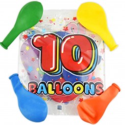 Balloner, Blandet farver, 10 cm