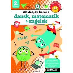 Alt det, du lærer i dansk, matematik & engelsk - 2. klasse