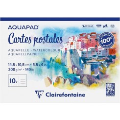 Clairefontaine Aquapad, Postkort