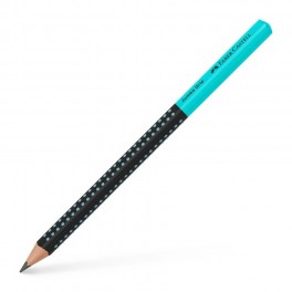 Faber Castell Jumbo Grip, sort/tyrkis