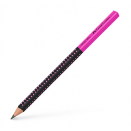 Faber Castell Jumbo Grip, sort/pink