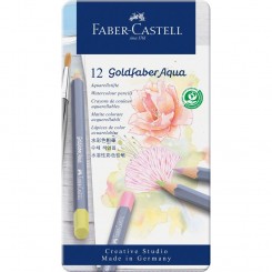 Faber Castell Goldfaber farveblyanter, Aqua, 12 stk.