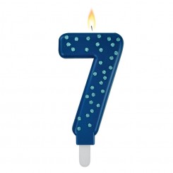 Legami - Maxi Cake Candle, kagelys - blå 7 år
