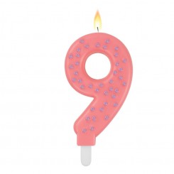 Legami - Maxi Cake Candle, kagelys - rosa 9 år