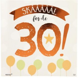 Kort med musik, Skåååål for de 30!