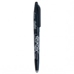 Pilot Frixion Roller Ball Pen, 0,7 mm, sort