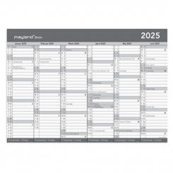 Mayland kontorkalender A3 basic, 2025