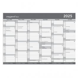 Mayland kontorkalender A3 basic, 2025