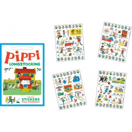 Pippi Stickers - Villa Villekulla med 140 klistermærker