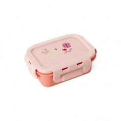 Rice Lille Madkasse - Pink - Wildlife Print 