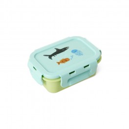 Rice Lille Madkasse - Mint - Wildlife Print 